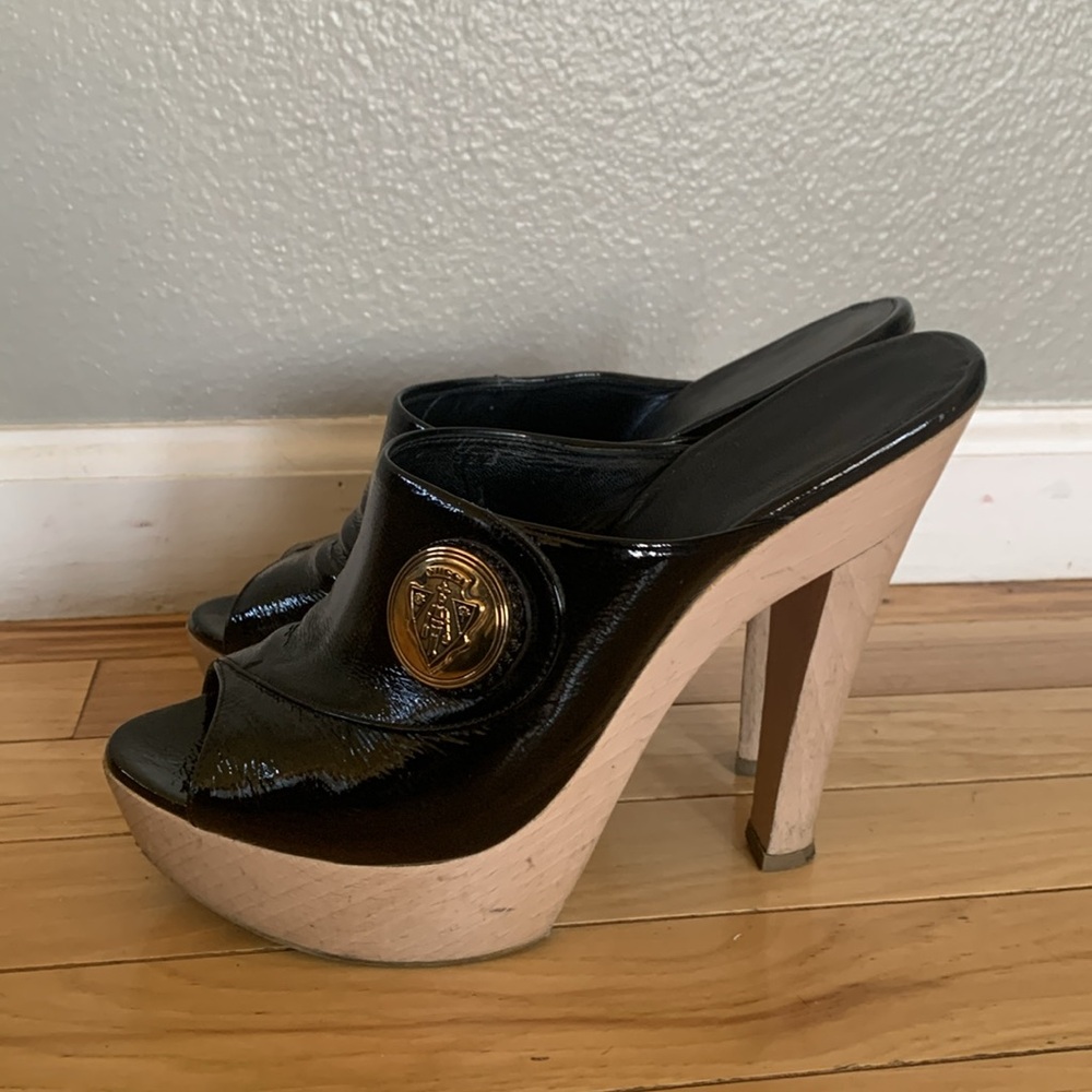 GUCCI- Authentic 🍀 EUC! Hysteria Line Women’s Heels/Mules- Size 7 - Picture 4 of 7